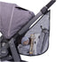 J.L. Childress Universal Stroller Organizer - Side Sling Stroller Storage Accessory - Black Mesh Cargo Net
