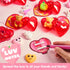 28 Packs JOYIN Valentine's Day Heart Gift Cards with Mochi Squishy Toys and Heart Shells, Stress Relief Fidget Toys