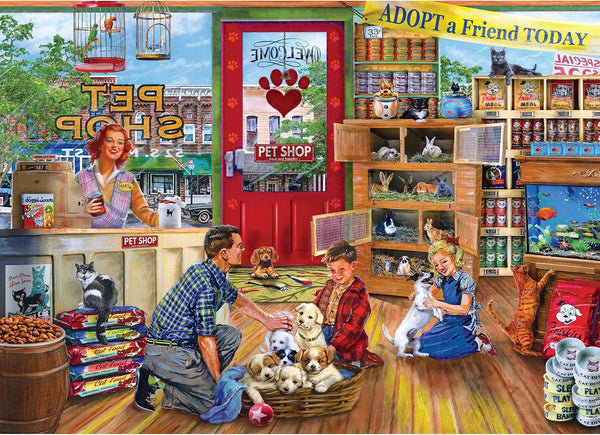 RoseArt - Back to The Past - Pet Store Friends - 1000