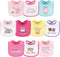 Silicone Bib Set, Adjustable Waterproof Bibs, Set of 2