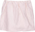 Lambs & Ivy Pink Linen Crib Skirt with Shirred Design