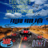 Formula Drift Car with Smoke, LED Lights, 360° Rotation, and Sound for Ultimate Drifting Experience 14"x7" (Red)