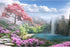 Tektalk 1000 Pieces Jigsaw Puzzles for Teens & Adults (Otherworldly Land of Peace)