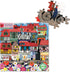 eeBoo: Piece and Love Whimsical Village 1000-Piece Square Jigsaw Puzzle for Adults and Families