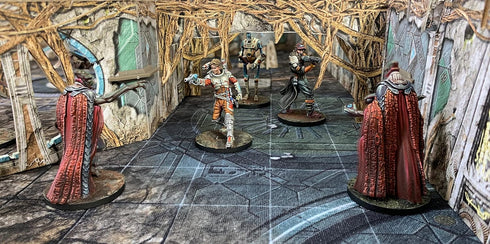 Modular Tabletop 3D Gaming Sci-Fi Terrain - Perfect for 28mm-35mm Miniatures - No Painting Required