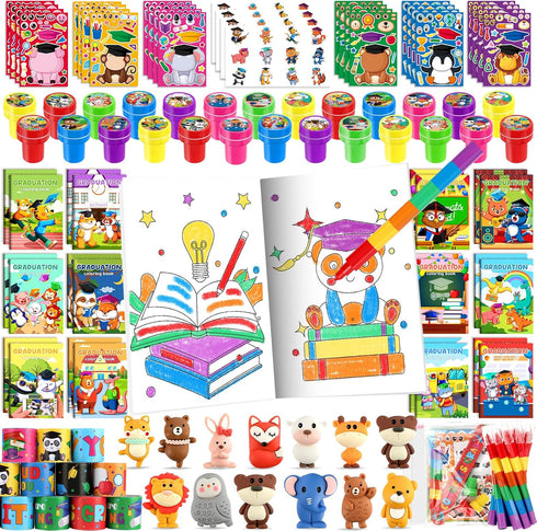 BenLouis 192 Pcs Graduation Party Favors for Kids Preschool Kindergarten Classroom Gifts