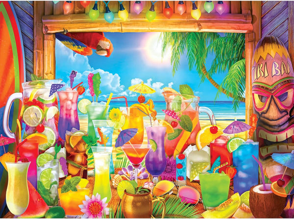 RoseArt - Color Palette - 1000 Piece Jigsaw Puzzle for Adults - Tiki Bar Paradise