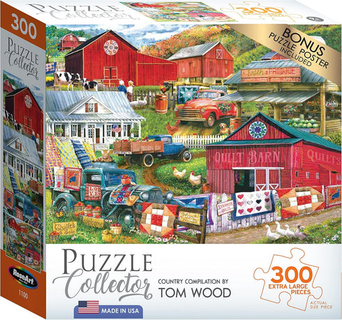 RoseArt - Puzzle Collector- Country Compilation - 300XL Piece Jigsaw Puzzle for Adults