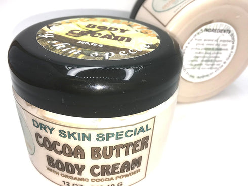 Dharma Suds 12 oz Cocoa butter moisturizer body cream dry skin special with organic cocoa powder