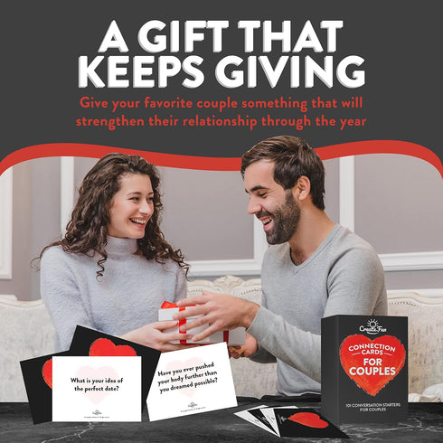 Conversation Cards for Couples - 101 Starter Cards for Engaging and Thought-Provoking Conversations
