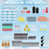 36 Pack Build a Snowman Kit, Snowman Kit Inspiring DIY Crafts for Kids, Creative Air Dry Clay Modeling Snowman Craft