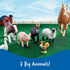 Learning Resources Jumbo Farm Animals Toy Set for Toddlers, 7 Pieces, Ages 18 Mos+
