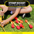 Stomp Rocket Ultra Rocket Refills, 6 Foam-Tipped Rockets for Kids, Fun Outdoor Toys Gifts for Boys & Girls
