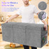 40"x14"x16", Mabahoo Extra Large Toy Box Chest with Lids, Collapsible Sturdy Kids Toy Storage Organizer Boxes for Boys