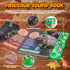 Dinosaur Toys with Sound Book and 12 Toy Figures, Interactive Educational Toys for Kids Ages 3-6