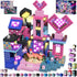 Magnevia 150Pcs Magnetic Blocks, Musical Band Magnetic Building Blocks, Constructions Toys for Kids