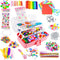 SMILESSKIDDO Arts Craft Supplies for Kids - 1400+ PCS Toddler DIY Craft
