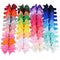 jollybows 40pcs Baby Girls Hair Bows Headbands - Grosgrain Ribbon Hair Band Accessories for Infants Newborn Toddler