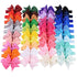 jollybows 40pcs Baby Girls Hair Bows Headbands - Grosgrain Ribbon Hair Band Accessories for Infants Newborn Toddler
