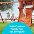 Jungle Gym Kingdom Swing Set Hangers - 2 Heavy Duty Brackets with Locking Snap Hooks for Indoor/Outdoor Use