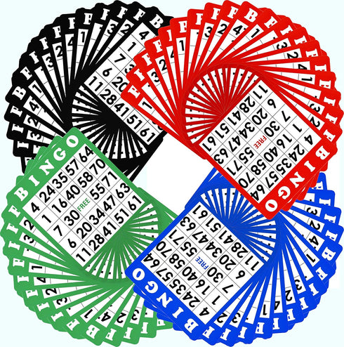 Regal Bingo - Bingo Cards - 100 Mixed Cards - 5.25” Cardstock