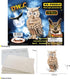 Puzzled 3D Puzzle Owl Wood Craft Model Kit, Fun & Unique Educational DIY Wooden Toy, 146 Pieces Pack to Build & Paint