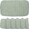 HAMPPLIES 6-Layer Cotton Muslin Burp Cloths and Washcloths Set for Newborns, 2550cm Dark