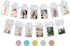 PartyHooman 1st Birthday Photo Banner for Baby, First Birthday Decorations Girl, Monthly Milestones Garland, Silver