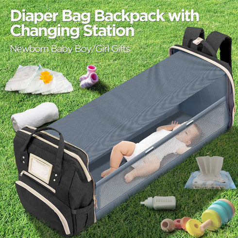6 1 Backpack in Diaper Bag with Pad Shower Gifts Travel Bags for Registry Search Boys Girls Bags Newborn Essentials