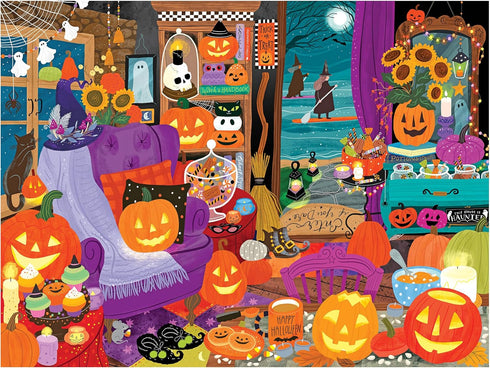 RoseArt - Witching Hour - 500 Piece Halloween Jigsaw Puzzle - Spooky