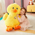 IKASA Large Duck Stuffed Animals, 19" Cute Jumbo Fluffy Plush Toy, Gifts for Kids (Yellow)