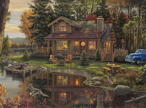 Buffalo Games Kim Norlien Peace Like A River 1000 Piece Jigsaw Puzzle - Perfect for Game Nights, 26.75 x 19.75