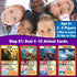 THINK2MASTER Animal Kingdom Info Quest Educational Card Game - Fun Learning for Kids, 2-12 Players, Age 6+, Classroom,