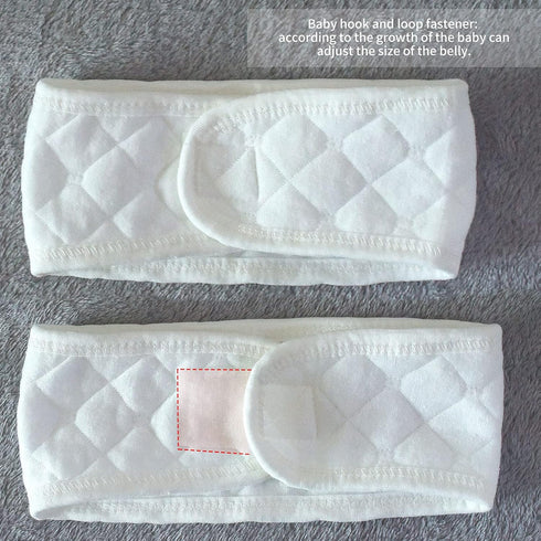 Set Adorable Newborn Gift - Baby Powder Puff & Belly Band