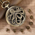 Mini DND Dice Set: 7pcs Polyhedral Metal D&D Dice with Steampunk Hollow Octopus Pocket Watch Shell Case