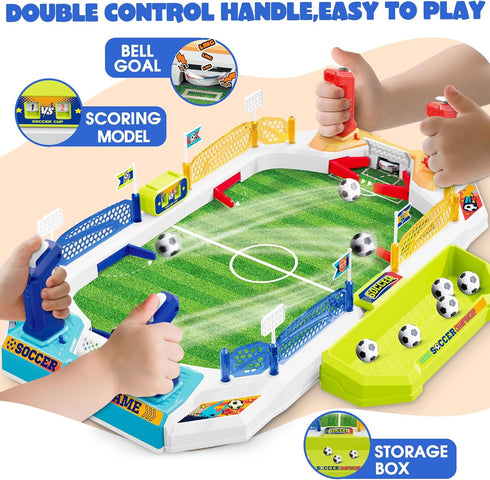 RIANEAN 3 4 5 6 7 8-12 Mini Soccer Board Game for Kids, Birthday Christmas Soccer Gifts for Year Old Boys, Football