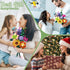 Booyuer Set, (858Pcs) Flowers Bouquet Building DIY Home Offic Botanical Bouquet Decoration Kit, Creative Gift for Mom