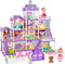OCTERIC Doll House for Girls ,13 Rooms Doll House with 2 Dolls, Lights,