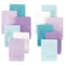 Hudson Baby Unisex Baby Rayon from Bamboo Woven Washcloths 12pk, Purple Mint,