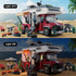 TYCOLE Set-Beach 6+(880 City Camper Van Building Camping Themed Construction Toy Kit with Mini Accessories&Lights, RV