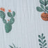Little Unicorn Crib Sheet - Soft Muslin Fabric in Prickle Pots Design