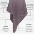 MOZAH 100% 2 Pack Organic Muslin Swaddle Blankets - Cotton for Girl and Boy - Receiving Blanket - of Baby Swaddle