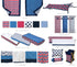 Navy/Red Ikat Zigzag/Chevron Nursery Storage Runner
