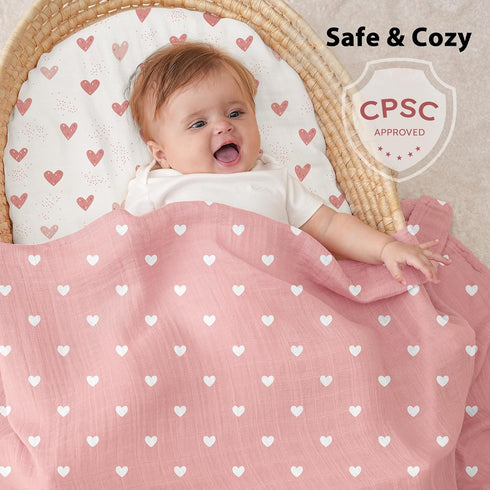 47 47 Inches Yoofoss Muslin Swaddle Blankets, Organic Baby Blankets, x Receiving Blanket for Baby Boys and Girls, Baby