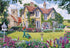 The Gardener's Round 4x500 Piece Jigsaw Puzzle, Sustainable Premium 100% Recycled Board