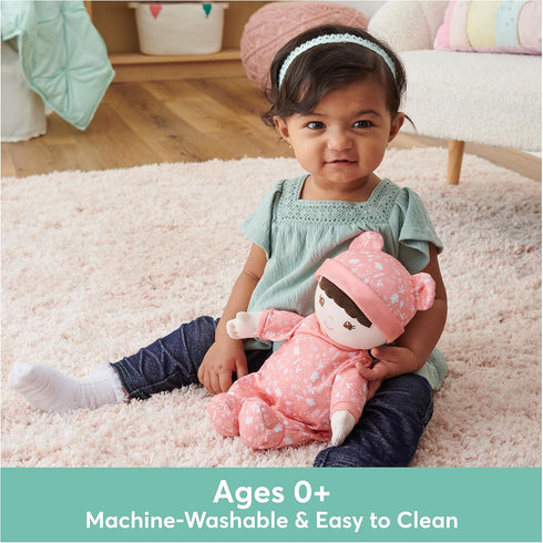GUND Baby Sustainable Baby Doll, Plush Doll Made from Recycled Materials, for Babies and Newborns, Poppy, 12”