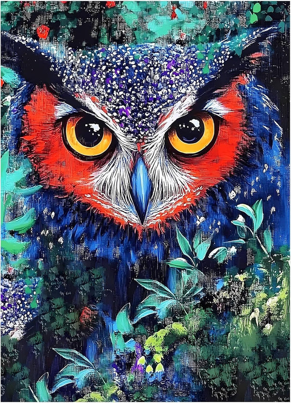 Jigsaw Puzzles for Adults 1000 Pieces, Animal Owl Birds Difficult Challenging Unique