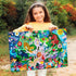 100 eeBoo Piece Puzzle for Kids - Tree of Wildlife Children's Puzzle Nature Themed, Large Pieces for Small Hands