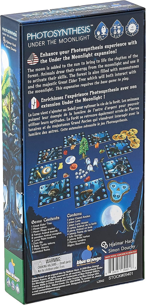 Photosynthesis Under The Moonlight - Expansion to Photosynthesis Original Game- Family or Adult Strategy Board Game for 2 to 4 Players. Recommended for Ages 10 and Up.
