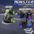 1:14 2 Sets 4WD 6-12 Waterproof Remote Control Car, Front & Rear Wheelie Monster Truck, Amphibious RC Truck